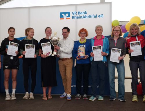 Großartige Stimmung beim 50. Jubiläumslauf am Laacher See mit dem 21. VR Bank-Cup
