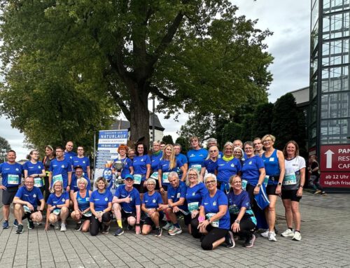 Tolle Truppe der LG Laacher See beim Monte-Mare Firmenlauf in Andernach